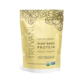 Truvani Vegan Pea Protein Powder | Banana Cinnamon | 20g Organic Plant Based Protein | 20 Servings | Keto | Gluten & Dairy Free | Low Carb | No Added Sugar